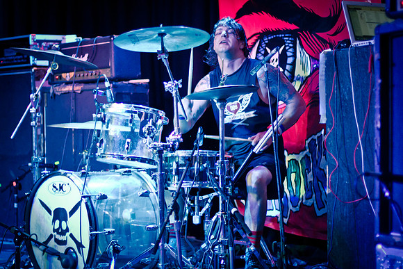 Brandon Carlisle of Teenage Bottlerocket.  Marquis Theatre, Denver